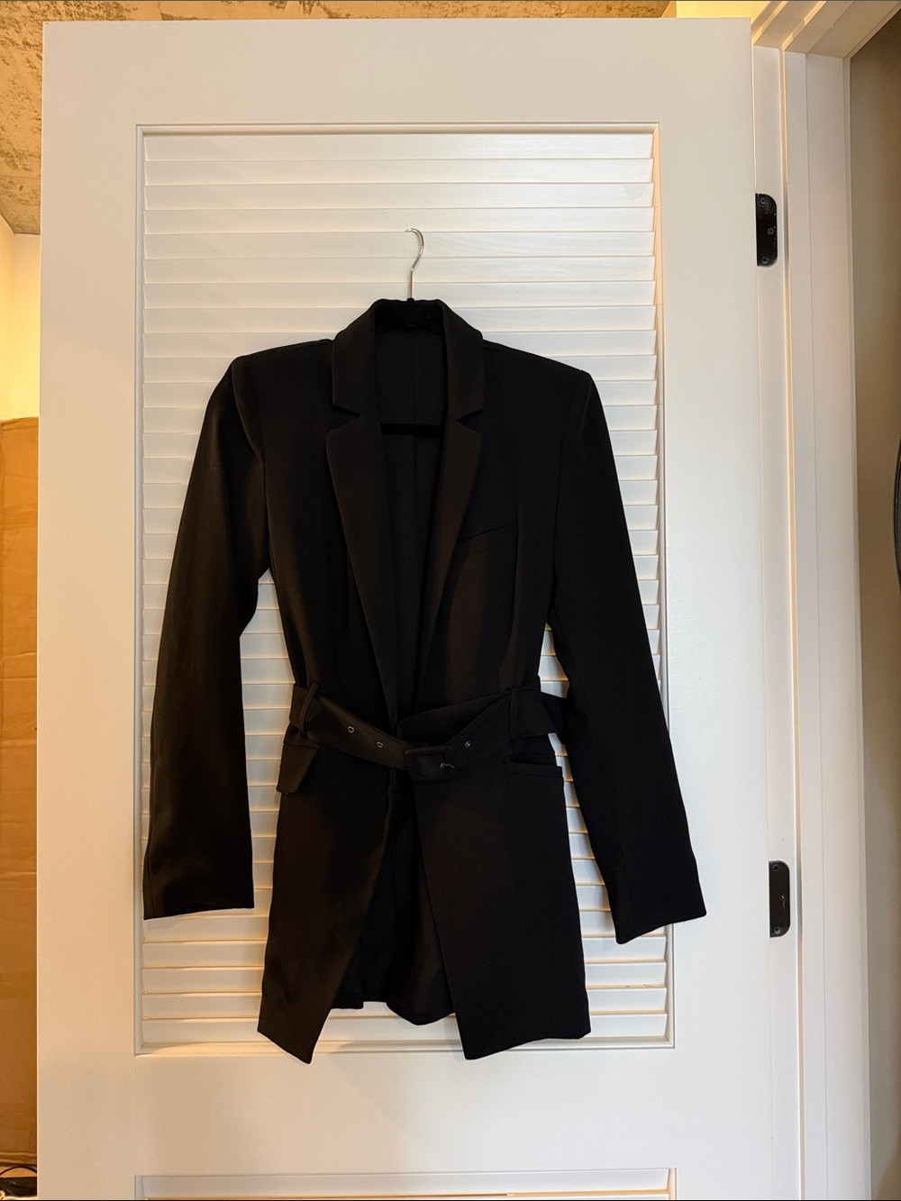 Revolve NBD Black Belted Blazer